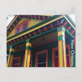 Colorful New Orleans House Briefkaart