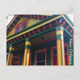 Colorful New Orleans House Briefkaart