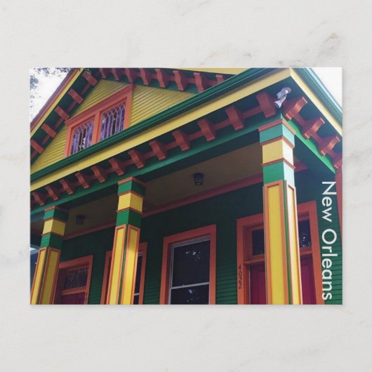 Colorful New Orleans House Briefkaart (Voorkant)
