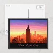 Colorful New York City Briefkaart (Voorkant / Achterkant)