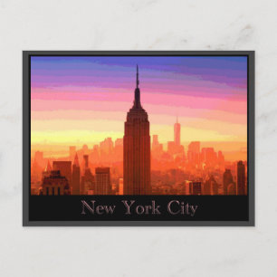 Colorful New York City Briefkaart