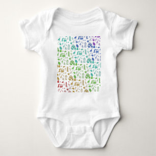 Colorful New Zealand Summer Pattern Romper