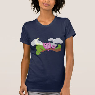 Colorful Night Owl T-shirt