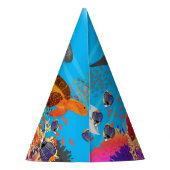 Colorful Ningaloo Coral Reef Feesthoedjes (Achterkant)