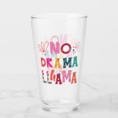 Colorful No Drama Llama Glas (Voorkant)