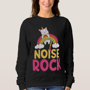 Colorful Noise Rock Rainbow Cat Unicorn Unicat Trui