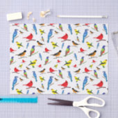Colorful North American Birds Pattern Napkins Tissuepapier (Craft)