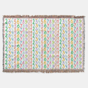 Colorful Numbers Pattern Deken