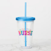 Colorful Nurse Acryl Drinkbeker (Voorkant)