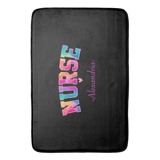 Colorful Nurse Badmat (Voorkant Verticaal)