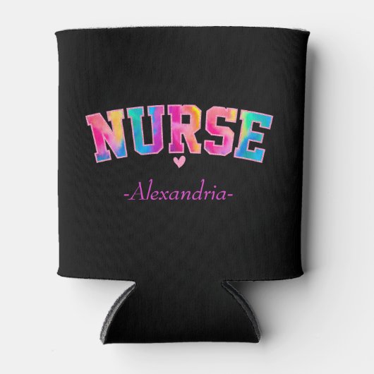 Colorful Nurse Blikjeskoeler (Voorkant)