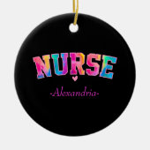 Colorful Nurse Keramisch Ornament (Voorkant)