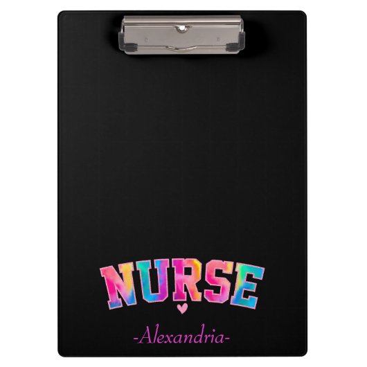 Colorful Nurse Klembord (Voorkant)