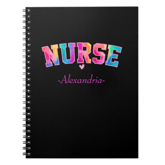 Colorful Nurse Notitieboek (Voorkant)