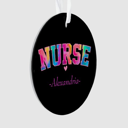 Colorful Nurse Ornament (voorkant)