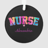 Colorful Nurse Ornament (achterkant)