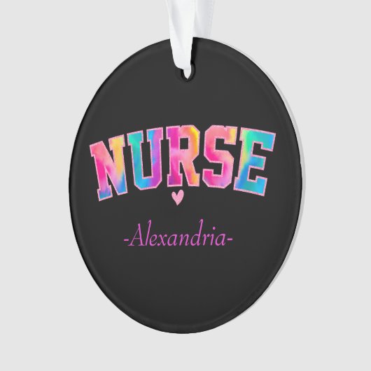Colorful Nurse Ornament (voorkant)