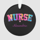 Colorful Nurse Ornament (voorkant)