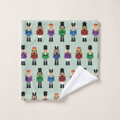 Colorful Nutcrackers Bad Handdoek (Wasdoekje)
