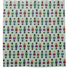 Colorful Nutcrackers Douchegordijn