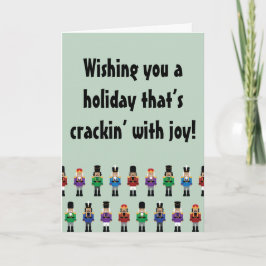 Colorful Nutcrackers - Gift Tag Kaart
