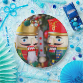 Colorful nutcrackers papieren bordje (Feest)