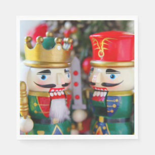 Colorful nutcrackers servet