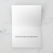 Colorful Nutkraker Soldaten Merry Kerstry Feestdagen Kaart (Binnen)