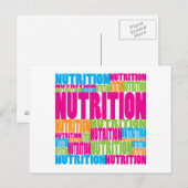 Colorful Nutrition Briefkaart (Voorkant / Achterkant)