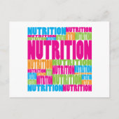 Colorful Nutrition Briefkaart (Voorkant)