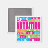 Colorful Nutrition Magneet (Voorkant / Achterkant)