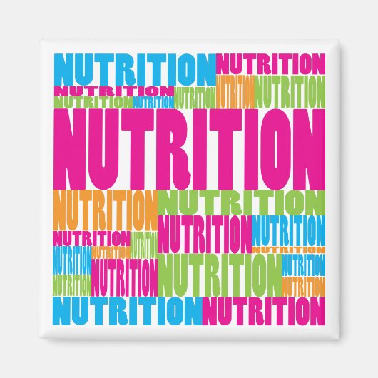 Colorful Nutrition Magneet (Voorkant)