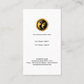 Colorful Nutritious Super Fruits Personal Trainer Visitekaartje (Achterkant)