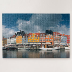 Colorful Nyhavn Waterfront Kopenhagen Denemarken Legpuzzel