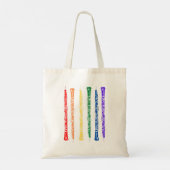 Colorful Oboist Player Double reed Tote Bag (Achterkant)