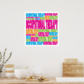Colorful Occupational Therapy Poster (Keuken)