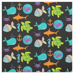 Colorful Ocean Fabric Stof