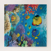 Colorful Ocean Fish Jigzaag Puzzle Legpuzzel (Horizontaal)