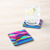 Colorful Ocean Hills Bier Onderzetter (Rechterzijde)