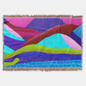 Colorful Ocean Hills Deken (Voorkant)