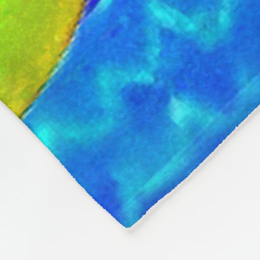 Colorful Ocean Hills Fleece Deken (Hoek)