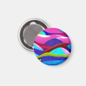 Colorful Ocean Hills Magneet (Voorkant / Achterkant)