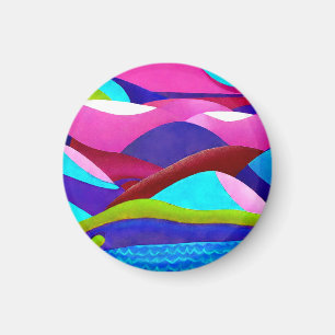 Colorful Ocean Hills Magneet