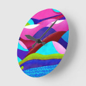 Colorful Ocean Hills Ronde Klok (Hoek)