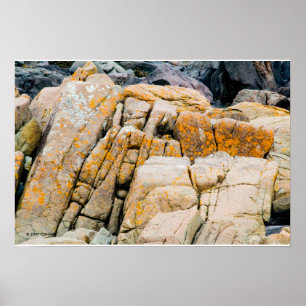 Colorful Ocean Rocks Print