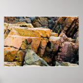 Colorful Ocean Rocks Print (Voorkant)