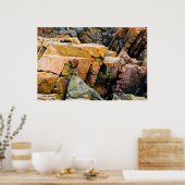Colorful Ocean Rocks Print (Keuken)