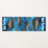 Colorful Ocean Sea Turtles Yogamat (Voorkant (horizontaal))
