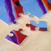 Colorful Octopus Kite Jigzaag Puzzle Legpuzzel (Zijkant)