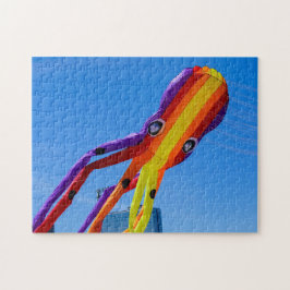 Colorful Octopus Kite Jigzaag Puzzle Legpuzzel